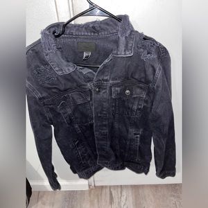forever 21 distressed jean jacket